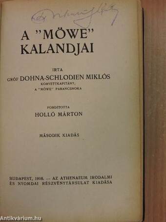 A "Möwe" kalandjai