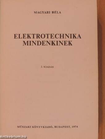 Elektrotechnika mindenkinek