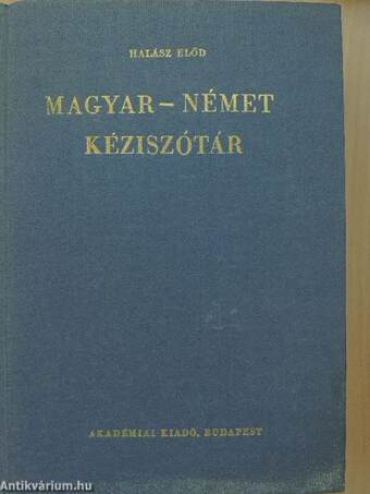 Magyar-német kéziszótár