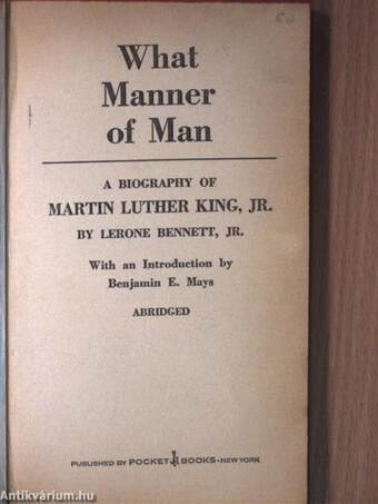 What Manner of Man