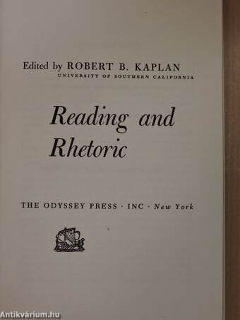 Reading and Rhetoric