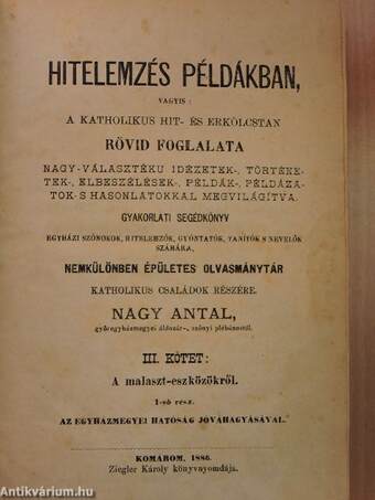 Hitelemzés példákban III/1-2.