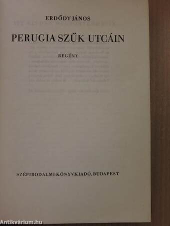 Perugia szűk utcáin