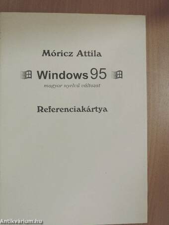 Windows 95 magyar nyelvű változat