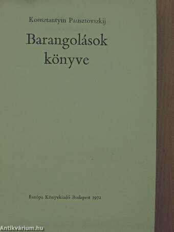 Barangolások könyve