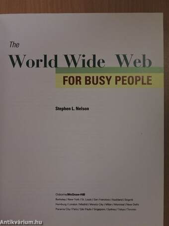 The World Wide Web for Busy People