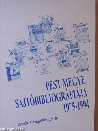 Pest megye sajtóbibliográfiája 1975-1994