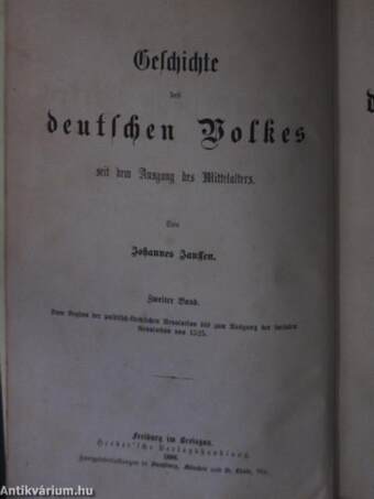 Zustände des deutschen Volkes seit dem Beginn der politisch-kirchlichen Revolution bis zum Ausgang der socialen Revolution von 1525 II. (gótbetűs)