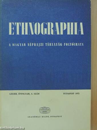 Ethnographia 1971/3.