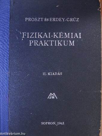 Fizikai-kémiai praktikum