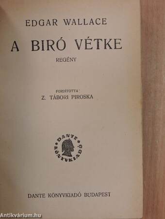 A biró vétke