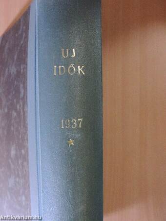 Uj Idők 1937. (nem teljes évfolyam) I-II.