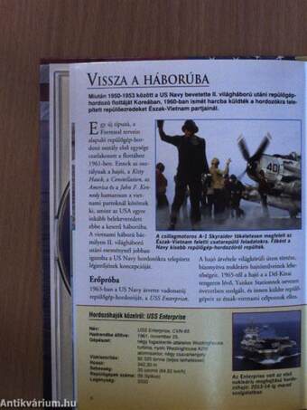 A US Navy hordozóhajói - DVD-vel