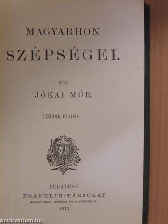 Magyarhon szépségei/A magyar előidőkből