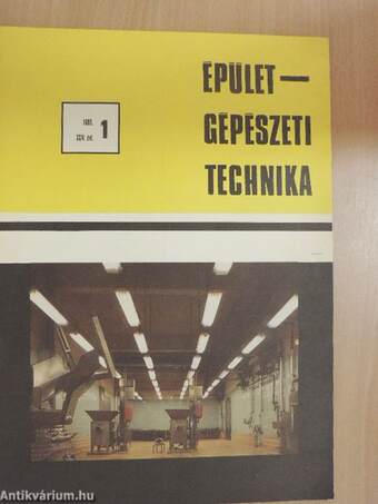 Épületgépészeti Technika 1986/1.