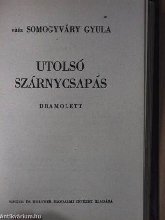 Virrasztó a ködben/Utolsó szárnycsapás/A virágember/A fiú nem üthet vissza