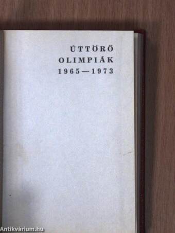 Úttörő Olimpiák 1965-1973