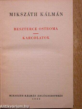 Beszterce ostroma/Karcolatok