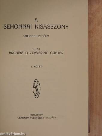 A sehonnai kisasszony I-II.