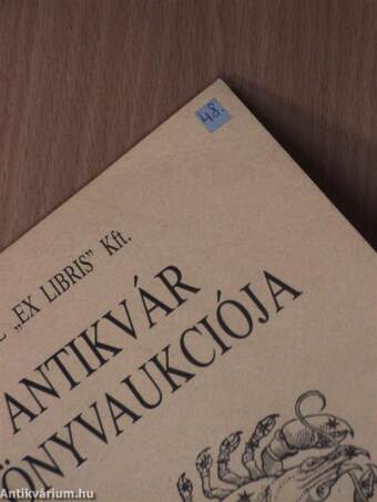 Az "EX LIBRIS" Kft. Antikvár Könyvaukciója