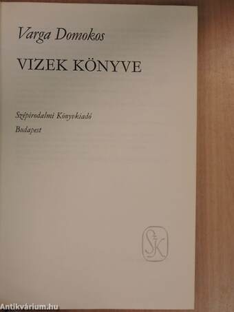 Vizek könyve