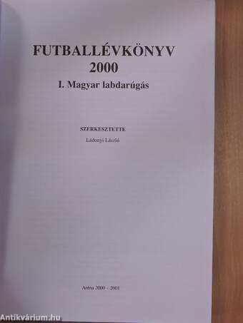 Futballévkönyv 2000. I.