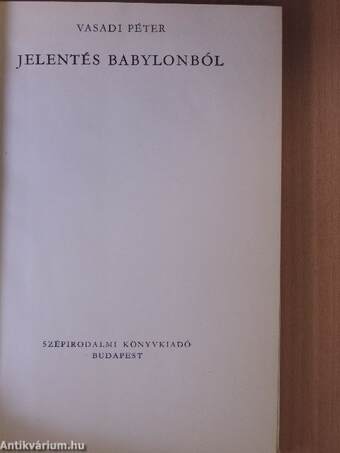 Jelentés Babylonból