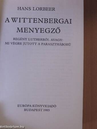 A wittenbergai menyegző