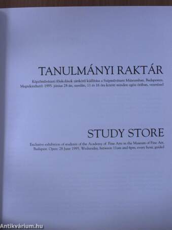 Tanulmányi Raktár - Study store