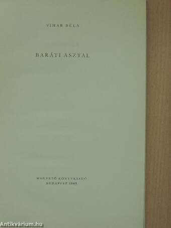 Baráti asztal