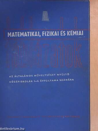 Matematikai, fizikai és kémiai táblázatok