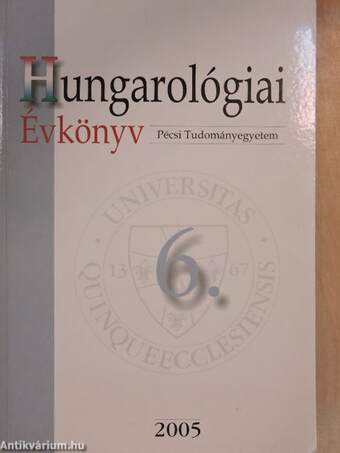 Hungarológiai Évkönyv 6.
