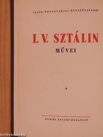 I. V. Sztálin művei 2.