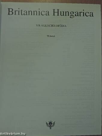 Britannica Hungarica Világenciklopédia 6.