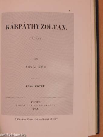 Kárpáthy Zoltán I-II.