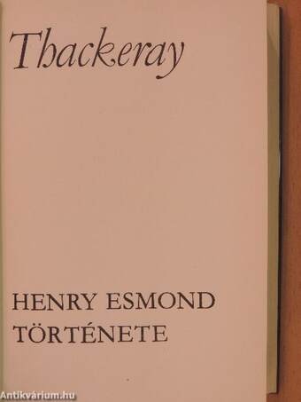 Henry Esmond története