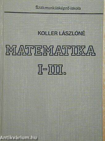 Matematika I-III.