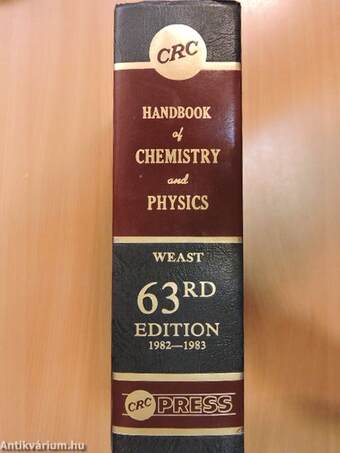 CRC Handbook of Chemistry and Physics