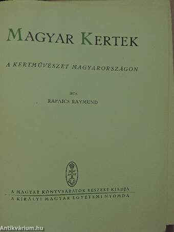 Magyar kertek