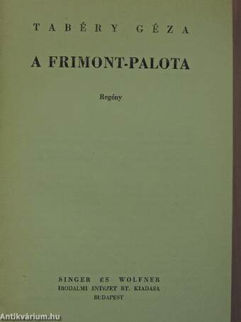 A Frimont-palota