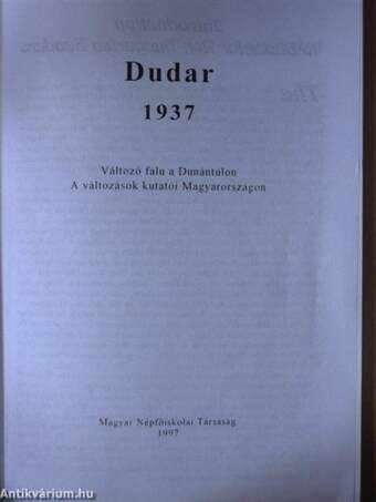 Dudar 1937