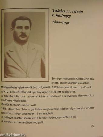 A Budapesti Rendőr-főkapitányság mártírjai és hősi halottai