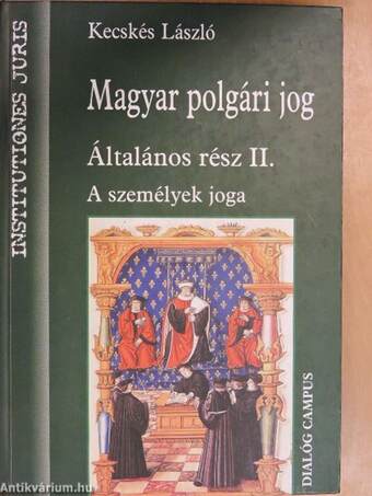 Magyar polgári jog - Általános rész II.