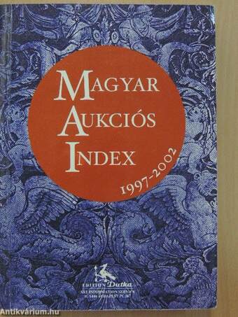 Magyar Aukciós Index 1997-2002. - CD-vel