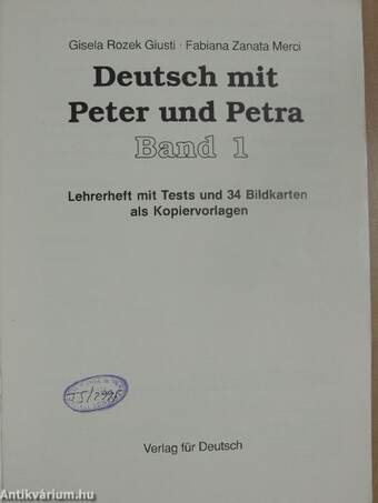 Deutsch mit Peter und Petra I.