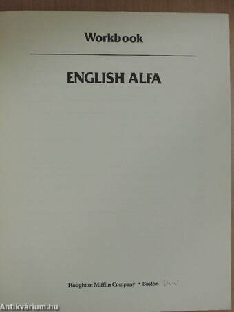 English Alfa - Workbook