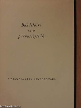 Baudelaire és a parnasszisták