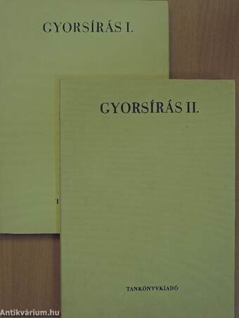 Gyorsírás I-II.