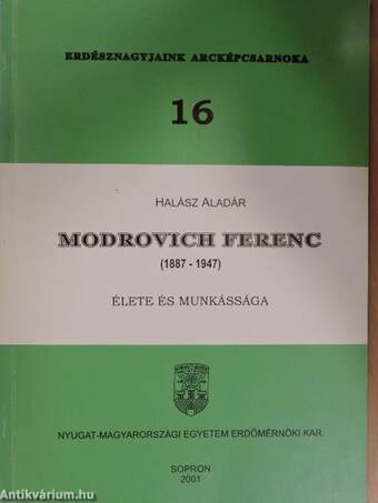 Modrovich Ferenc élete és munkássága