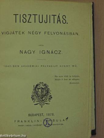 Tisztujitás/A nagyratermett/A nagymama/Anna/Az igmándi kispap